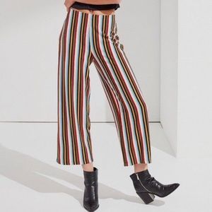 Urban Outfitters Women’s XS Rainbow Striped Wide-Leg Pants